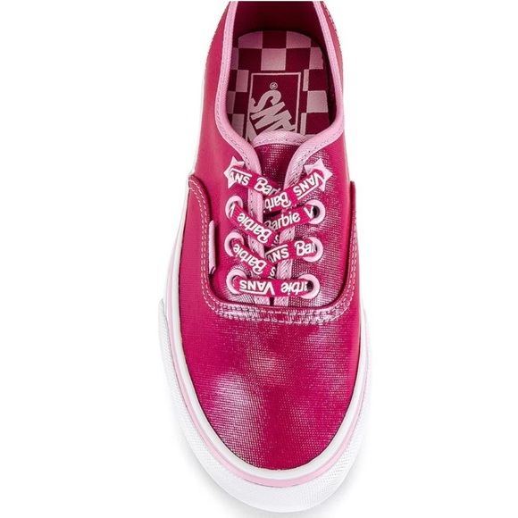 Vans Shoes - Barbie X Vans Platform Sneakers Pink and White Size 8 EUC